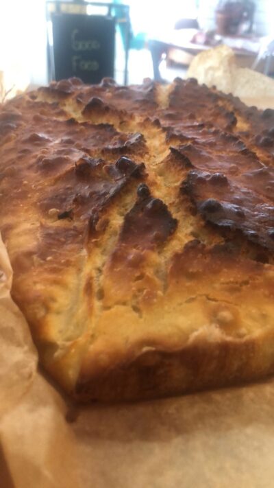 Hembakad focaccia